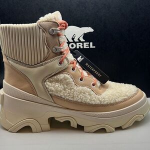 SOREL Nova Sand & Sea Salt Brex Waterproof Boots - NWB-Women-9‎